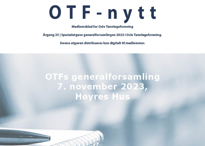 Husk OTFs generalforsamling 7. november!