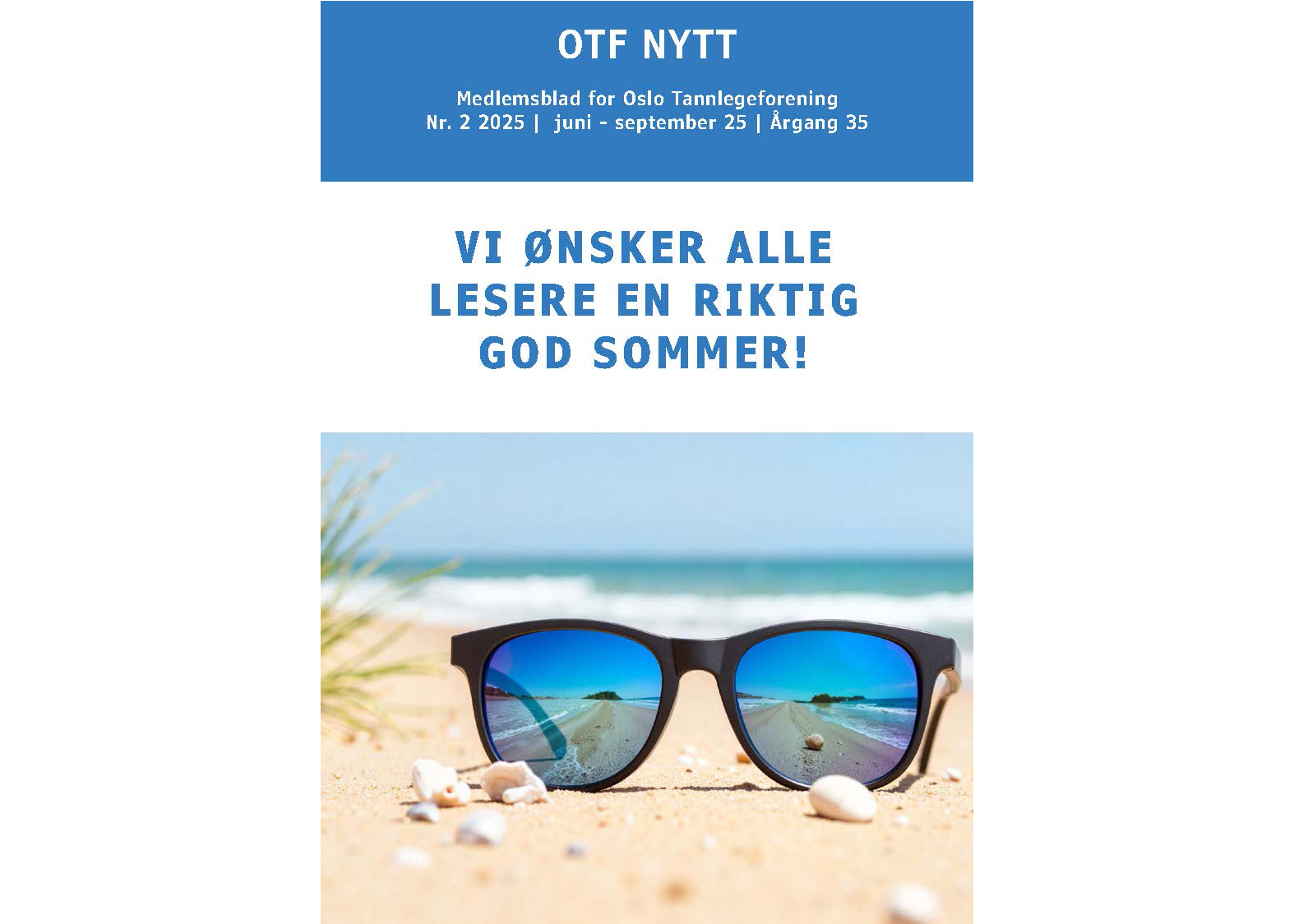 Sommerutgaven av OTF-nytt er publisert!